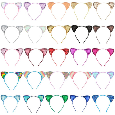 25 Pcs Cat Ears Headband