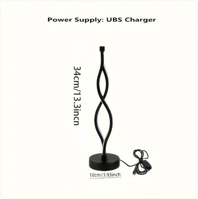 Aluminum LED Table Lamp with 3-Color Dimming